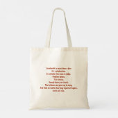 Juneteenth Kunst & Verklaring van Bevrijding Tote Bag (Achterkant)