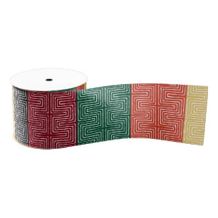 Juneteenth Kwanzaa Black Holiday Grosgrain Lint