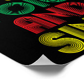 Juneteenth Lift All Voice Sing Black History Mon Poster (Hoek)