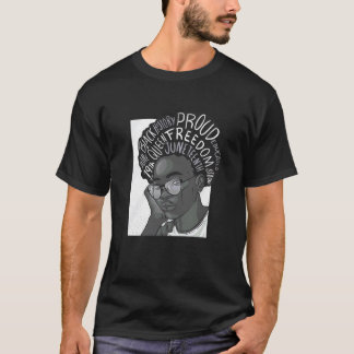 JUNETEENTH Meisje. Sterk. Onderwijs. Trots. Meme T-shirt