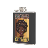 Juneteenth Melanin kan geen zwarte vrouw slaan Heupfles (Links)