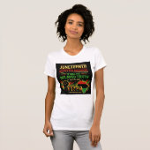 Juneteenth n'était pas le commencement T-shirt (Devant entier)