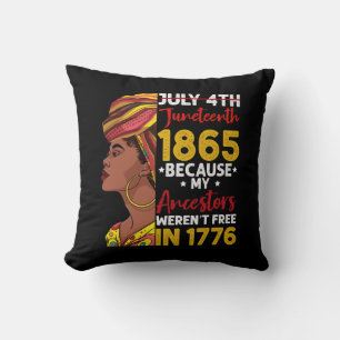Juneteenth Omdat Mijn Voorouders Niet Vrij Waren 1 Kussen