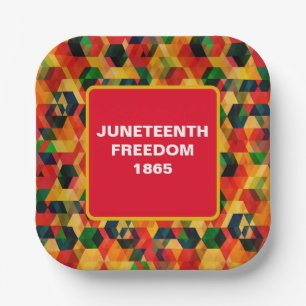 Juneteenth Paper Borden Papieren Bordje