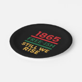 Juneteenth-papieren feestborden papieren bordje (Gekanteld)