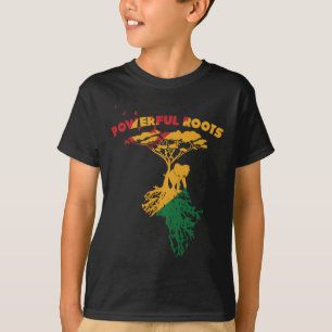 Juneteenth Party voor Pan-Afrikaanse Decor Afro Am T-shirt