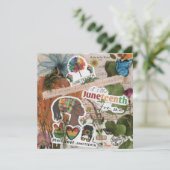 Juneteenth Queen Flat Wenskaart (Staand voorkant)