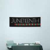 Juneteenth Red Black Freedom Celebration Spandoek (Beurs)