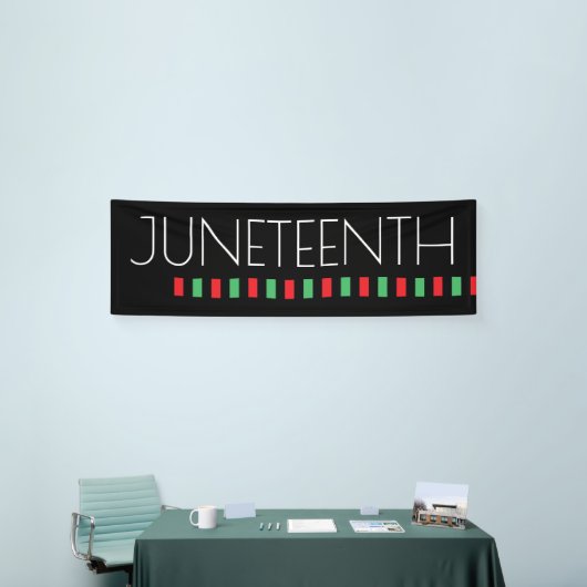 Juneteenth Red Black Freedom Celebration Spandoek (Beurs)