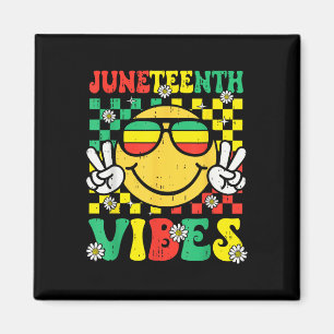 Juneteenth-sfeer 19 juni 1865 Afrikaanse Zwarte Ti Magneet
