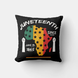 Juneteenth Sinds 19 Juni 1865 T-shirt Gratis Ish Kussen