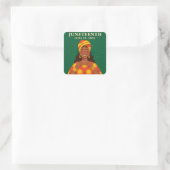 Juneteenth Square Sticker (Tas)