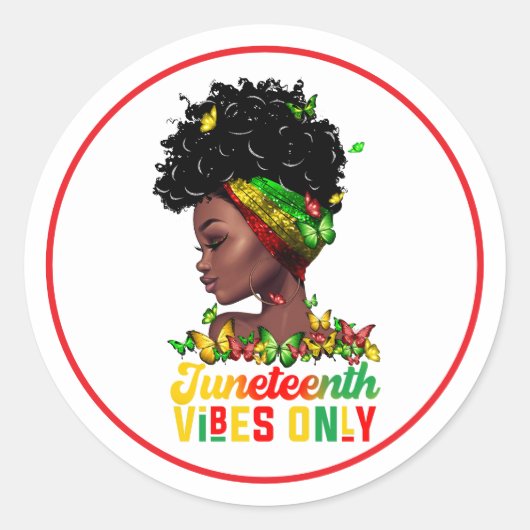 Juneteenth Stickers (Voorkant)