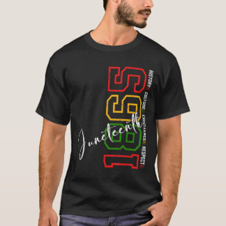 Juneteenth T-shirts Vrouwen Mannen Afro-Amerikaans