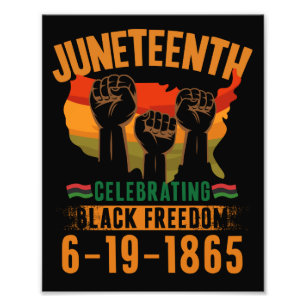 Juneteenth Viering Zwarte Vrijheid 186 Afrikaans Foto Afdruk