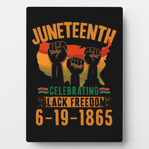 Juneteenth Viering Zwarte Vrijheid 186 Afrikaans Fotoplaat