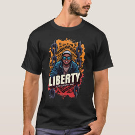 Juneteenth "VRIJHEID" over noodlijdende gebroken k T-shirt