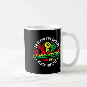 Juneteenth vrijheidsdag Afrikaans 19 juni zwart Koffiemok