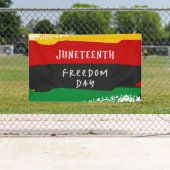 Juneteenth Vrijheidsdag Stadsviering 3' x 5' Spandoek (Insitu)