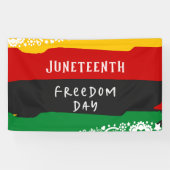 Juneteenth Vrijheidsdag Stadsviering 3' x 5' Spandoek (Horizontaal)