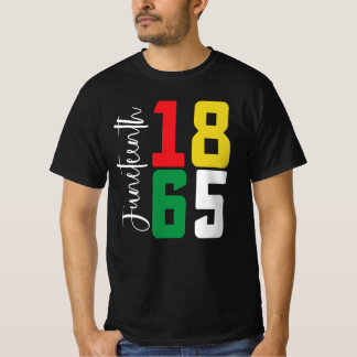 Juneteenth Vrijheidsdag Zwarte Geschiedenis Vierin T-shirt