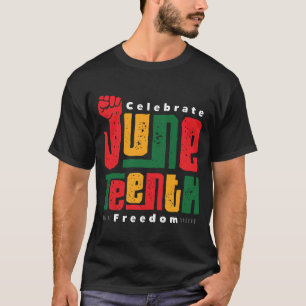 Juneteenth Vrijheidsprotest Zwarte Geschiedenis A T-shirt
