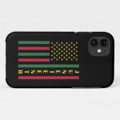 Juneteenth Vrijheidsviering VS Amerikaanse vlag Case-Mate iPhone Case (Achterkant (horizontaal))