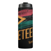 Juneteenth: Vrijheidsvlag, Erfgoed gevierd Thermosbeker (Voorkant)