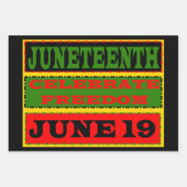 Juneteenth Wrapping Paper (Voorkant 3)