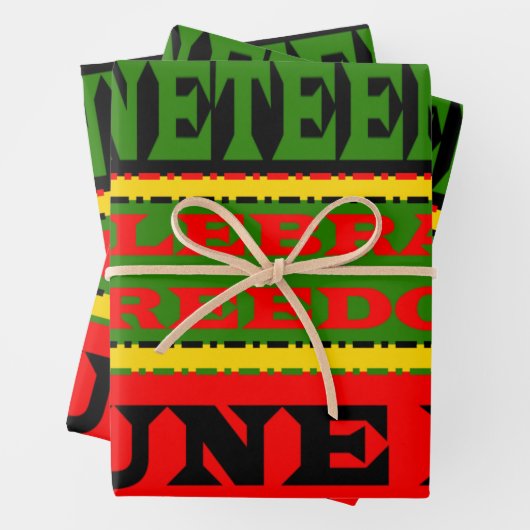 Juneteenth Wrapping Paper (In situ)