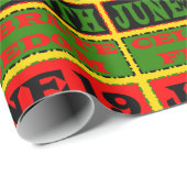 Juneteenth Wrapping Paper Cadeaupapier (Rol Hoek)