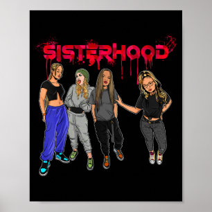 Juneteenth-zusters sistahood vrienden poster