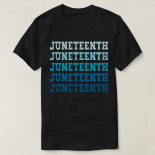 Juneteenth zwart Amerikaans Afrikaans feest Cool T-shirt