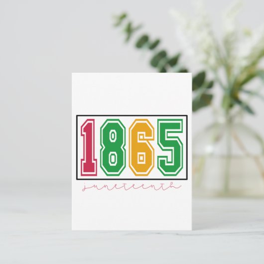 Juneteenth - Zwarte Geschiedenis Briefkaart (Staand voorkant)