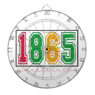 Juneteenth - Zwarte geschiedenis Dartbord