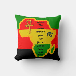 Juneteenth Zwarte Geschiedenis en Cultuur Cadeauku Kussen