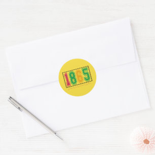 Juneteenth - Zwarte Geschiedenis Ronde Sticker
