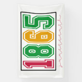 Juneteenth - Zwarte geschiedenis Spandoek (Verticaal)