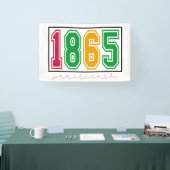 Juneteenth - Zwarte geschiedenis Spandoek (Beurs)