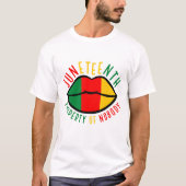Juneteenth - Zwarte Geschiedenis  T-shirt (Voorkant)