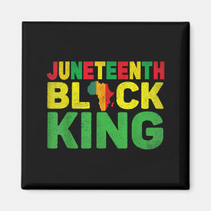 Juneteenth zwarte koning melanine vader vaderdag magneet