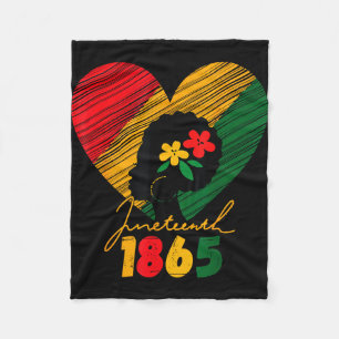 Juneteenth zwarte vrouwen die mijn voorouders herd fleece deken