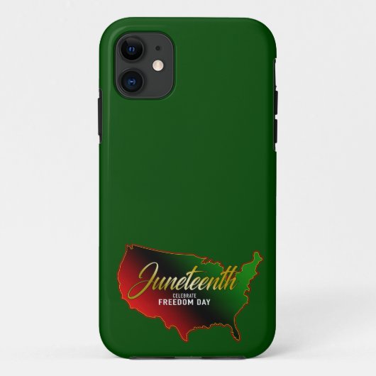 Juneteth Black Independence Case-Mate iPhone Case (Achterkant)