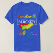 Juneteth Blackity Black History Afrika T-shirt (Design voorkant)