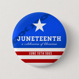 Junetetiende a Celebration of Liberation Ronde Button 5,7 Cm