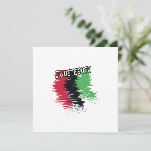 Junetetiende Aankondiging (Staand voorkant)