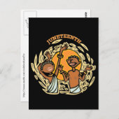 Junetetiende Briefkaart (Voorkant / Achterkant)