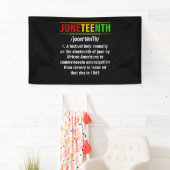 Junetetiende Definitie Zwarte geschiedenis Junetet Spandoek (Insitu)