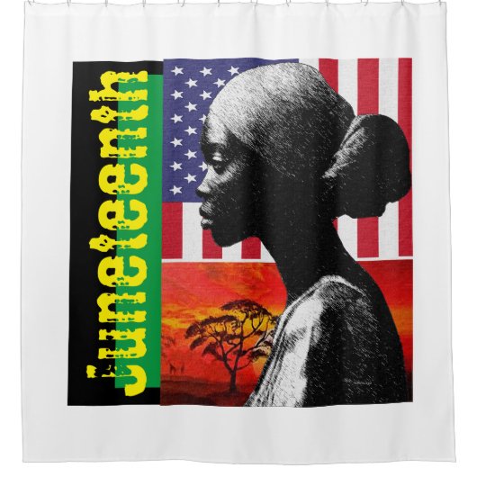 Junetetiende Douchegordijn (Voorkant)