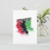 Junetetiende Kaart (Staand voorkant)